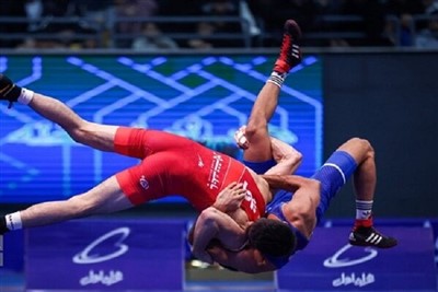 رقابت های مرحله برگشت لیگ کشتی آزاد نوجوانان باشگاههای خوزستان/ اهواز